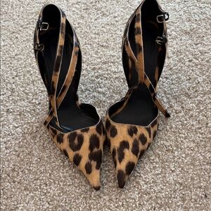Salvatore Ferragamo Leopard Print Heels